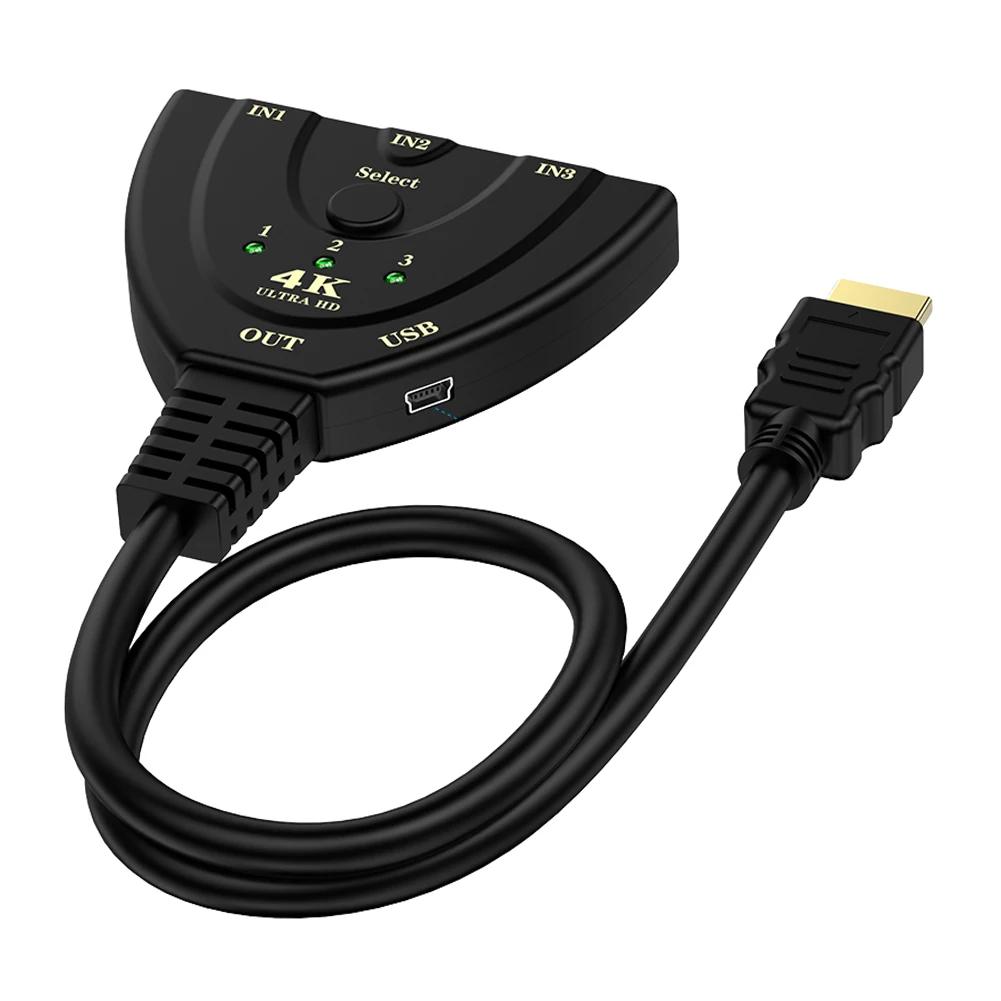 HDMI ȣȯ ó, ̴ 3 Ʈ, 1080P, 4K, 2K, 3D KVM ø, 3 Է 1  ġ, 3  1 Ʈ , PS3 DVD TV